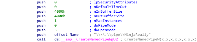 vulnerable named pipe server