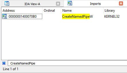 How to CreateNamedPipe Identification