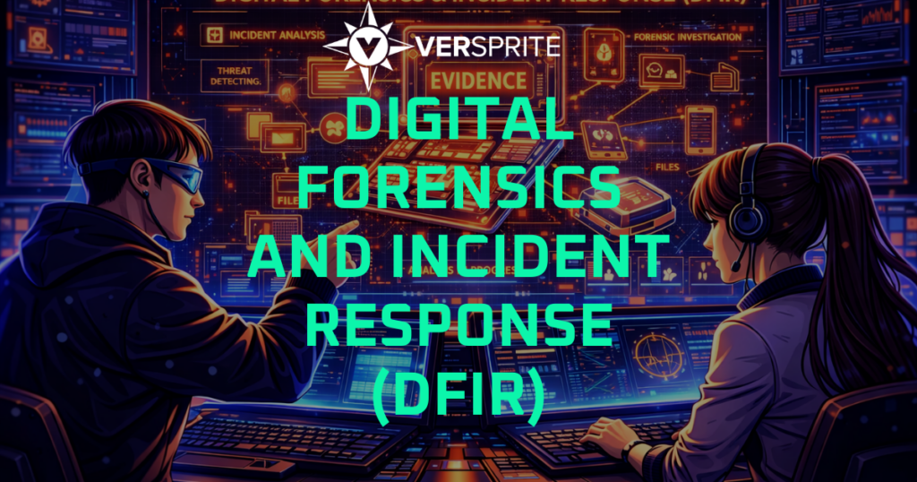 VerSprite’s Digital Forensics and Incident Response (DFIR) services provide expert investigation, containment, and remediation capabilities to help your organization before, during, and after security incidents.