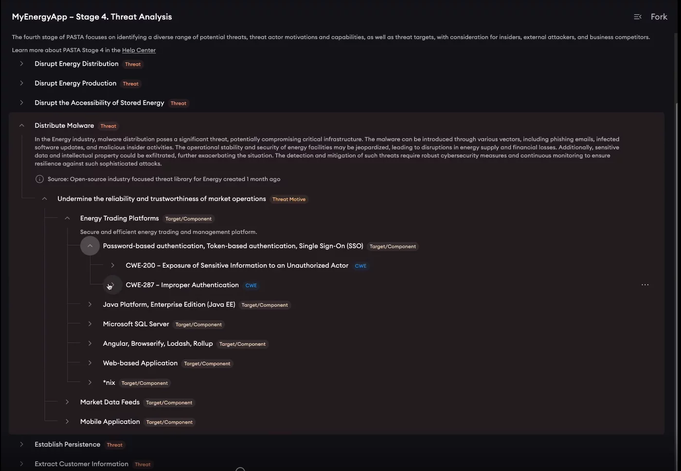 Fork Threat Modeling