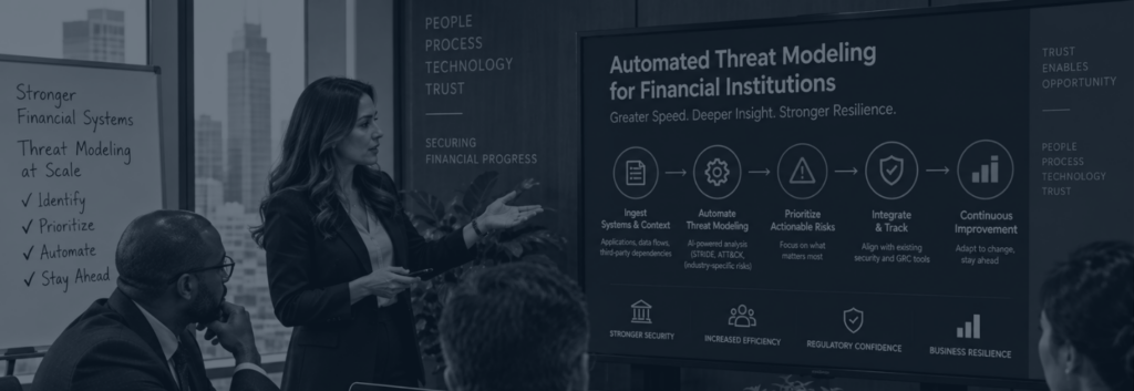 Automated Threat Modeling for Financial Institutions
