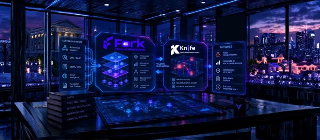 Fork is VerSprite’s continuous application threat modeling platform, and its design choices consistently favor credibility over raw output: fewer, better-substantiated findings tied to business impact and real attacker behavior, rather than an exhaustive list of everything that’s theoretically possible.